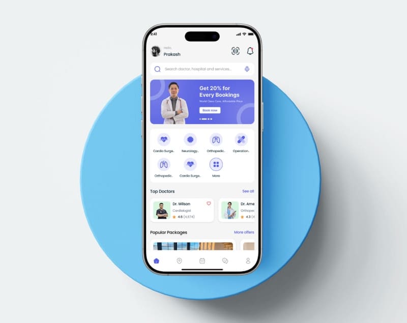 Medical Tourism - UI UX Casestudy